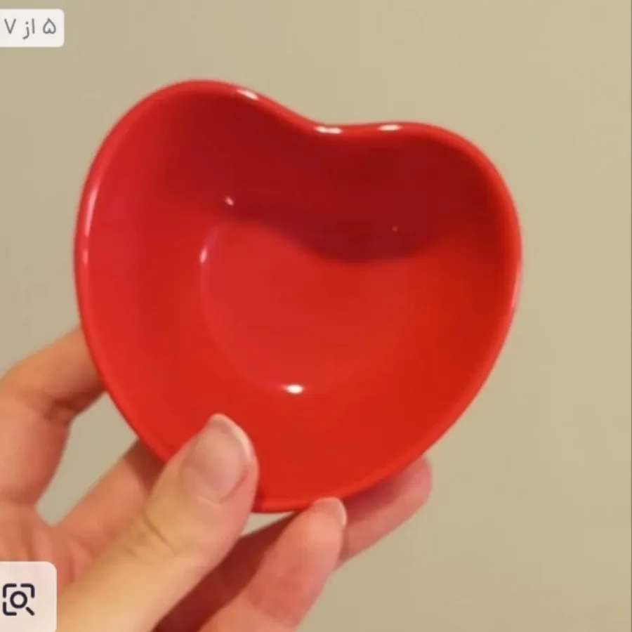 3 عدد پیاله طرح قلب