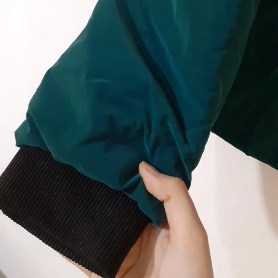 کاپشن کوتاه سبز