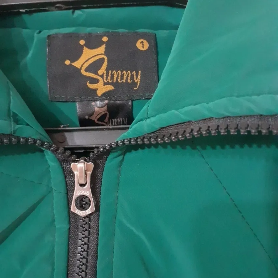 کاپشن کوتاه سبز