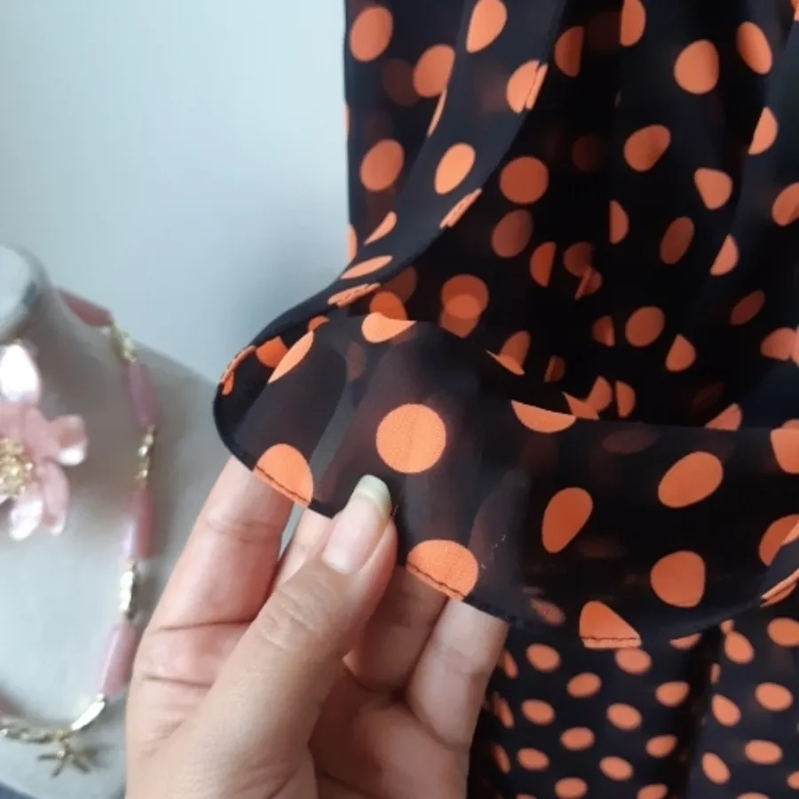 شال حریر مشکی