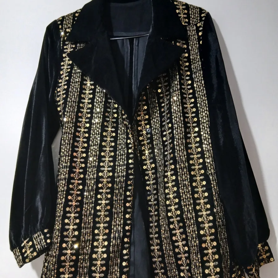 کت سوزن دوزی مخمل