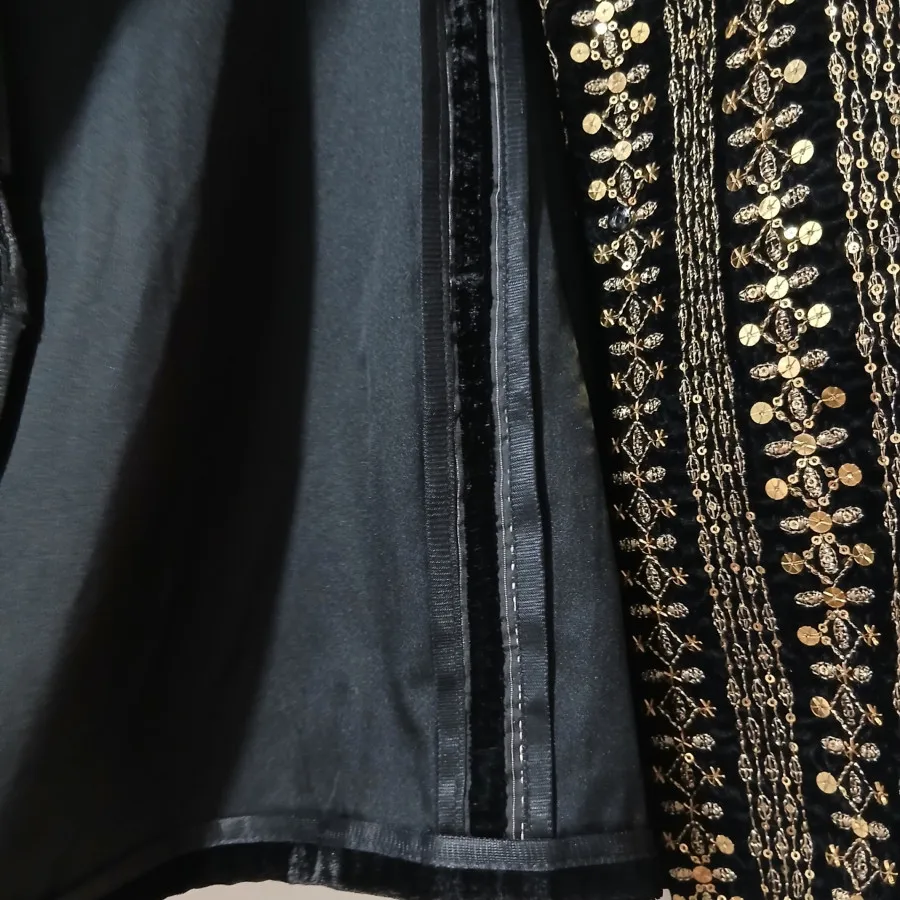 کت سوزن دوزی مخمل