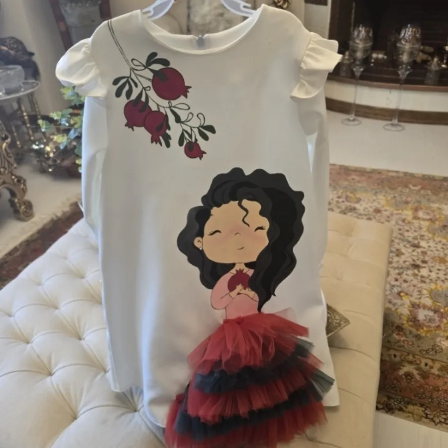 پیراهن دخترانه یلدایی