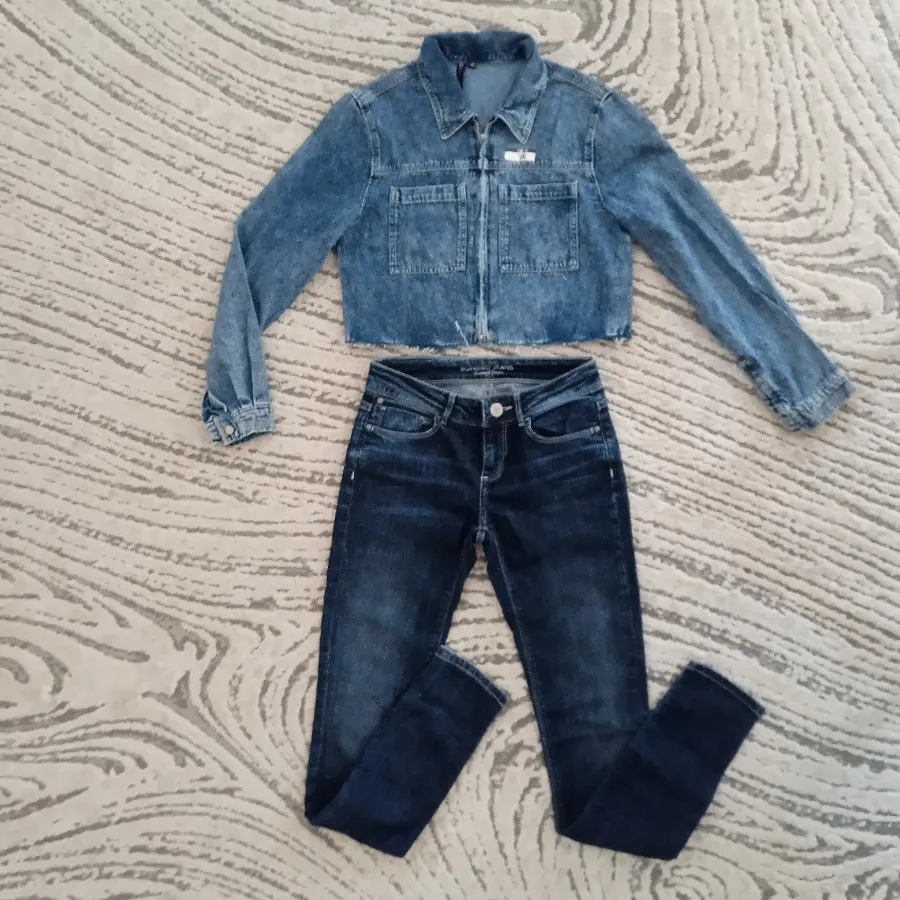 ست بامبر جکت و شلوار جین