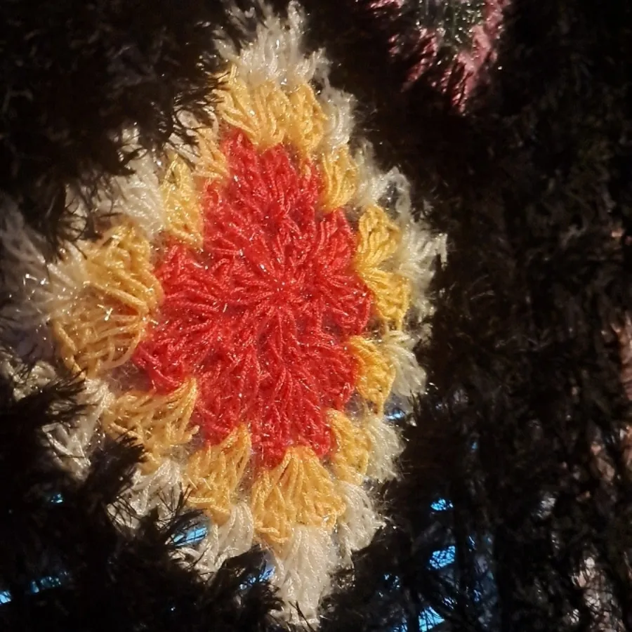 شال چهل تکه دستبافت