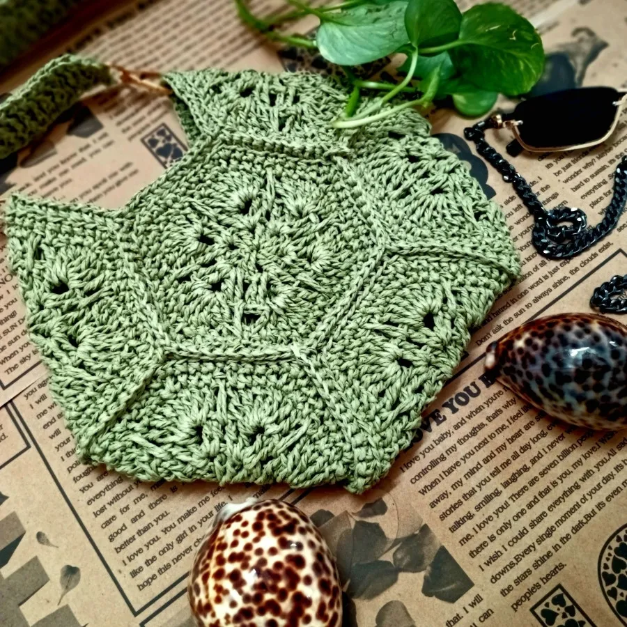 کیف دست بافت رافیا