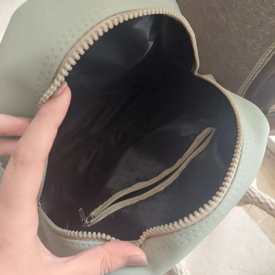 کوله پشتی سبز  پاستلی