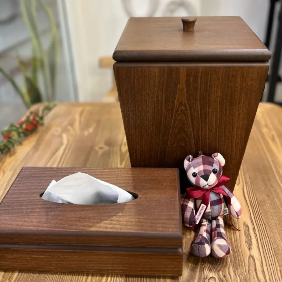 ست سطل و جا دستمالی