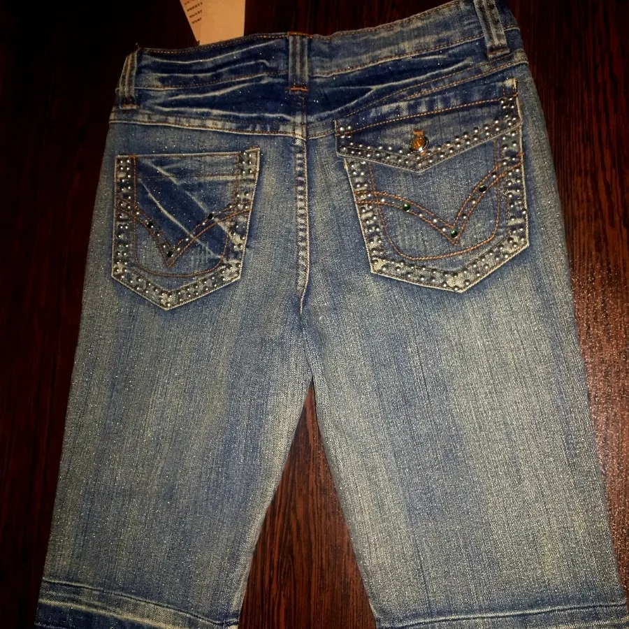 شلوارک جین شاین دار