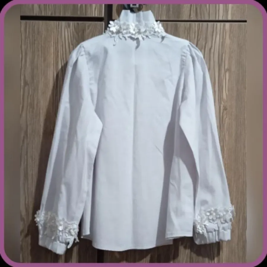 شومیز سفید مجلسی