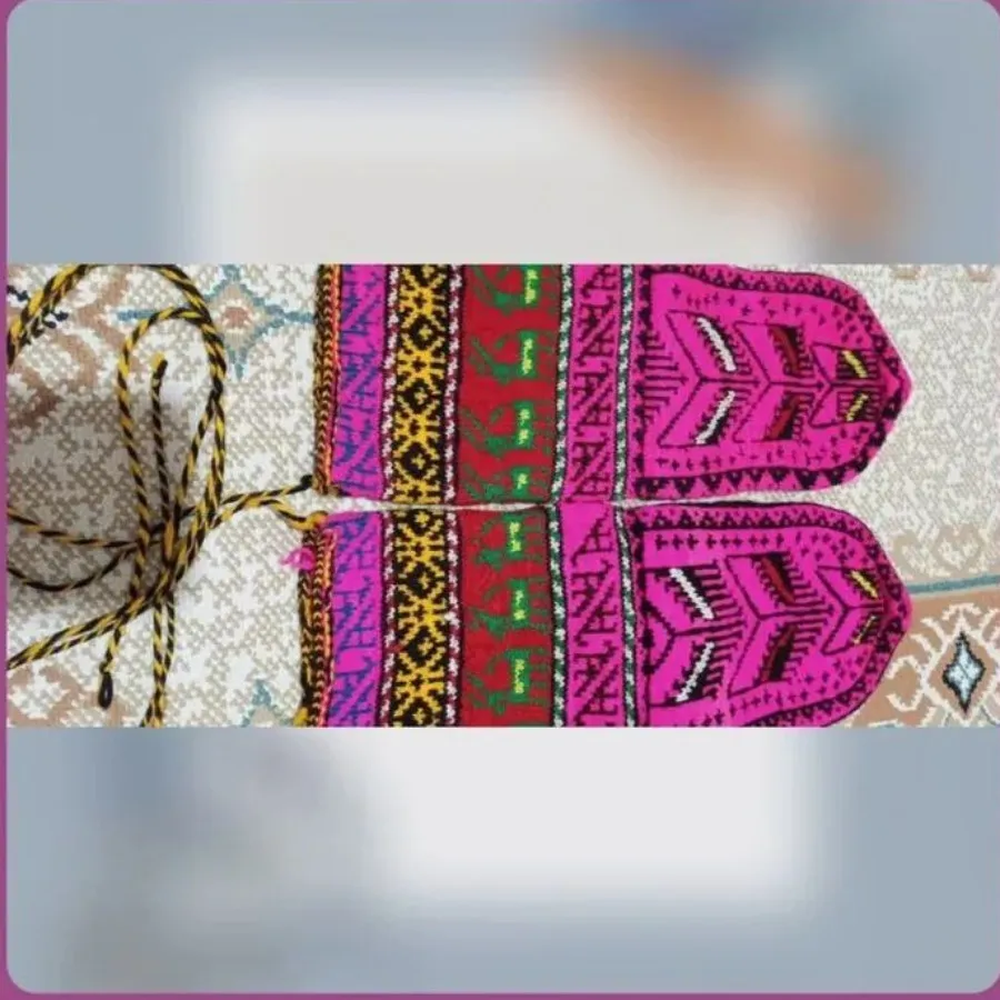 جوراب کاموایی پشمی