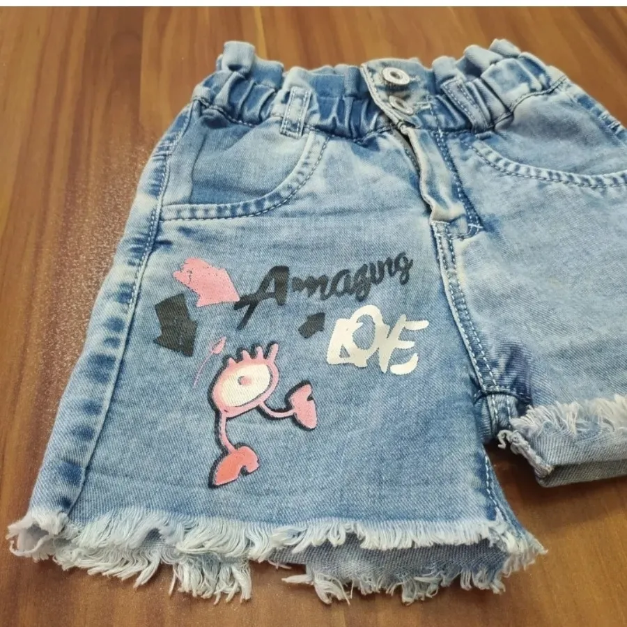 شلوارک جین بچگانه