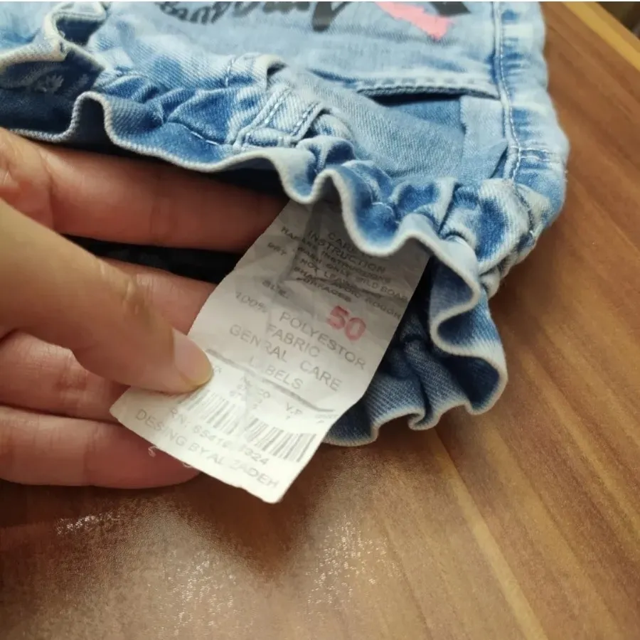 شلوارک جین بچگانه