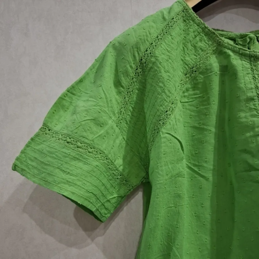 شومیز سبز بلند