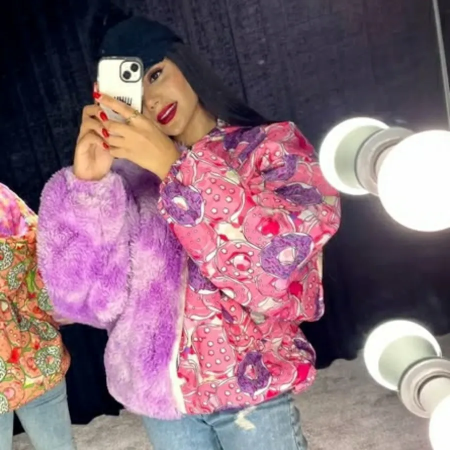 کاپشن تدی عروسکی زنانه