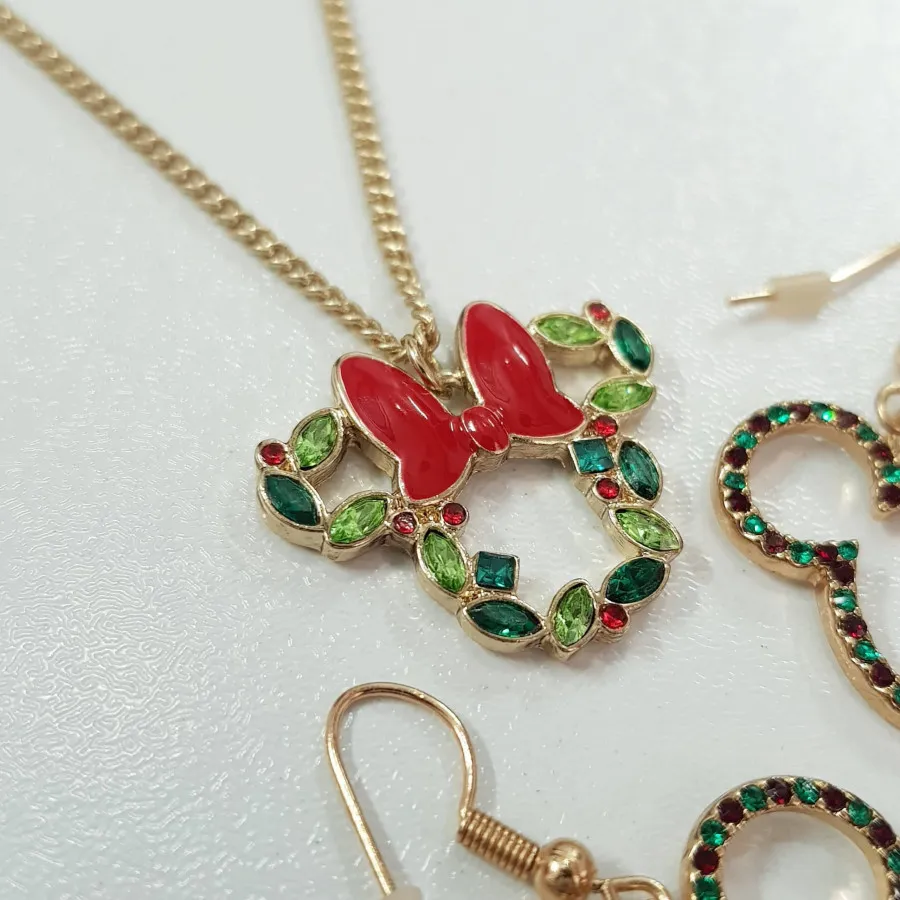 نیم ست گردنبند گوشواره