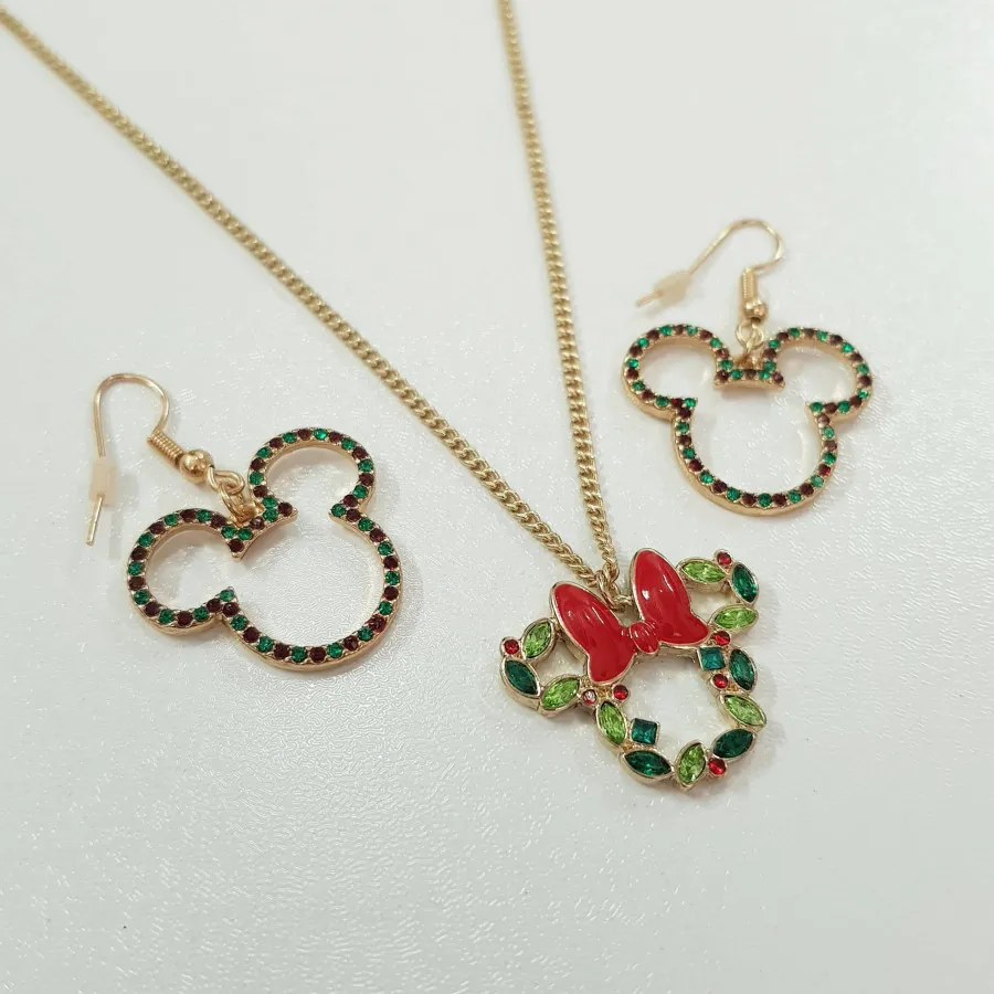 نیم ست گردنبند گوشواره