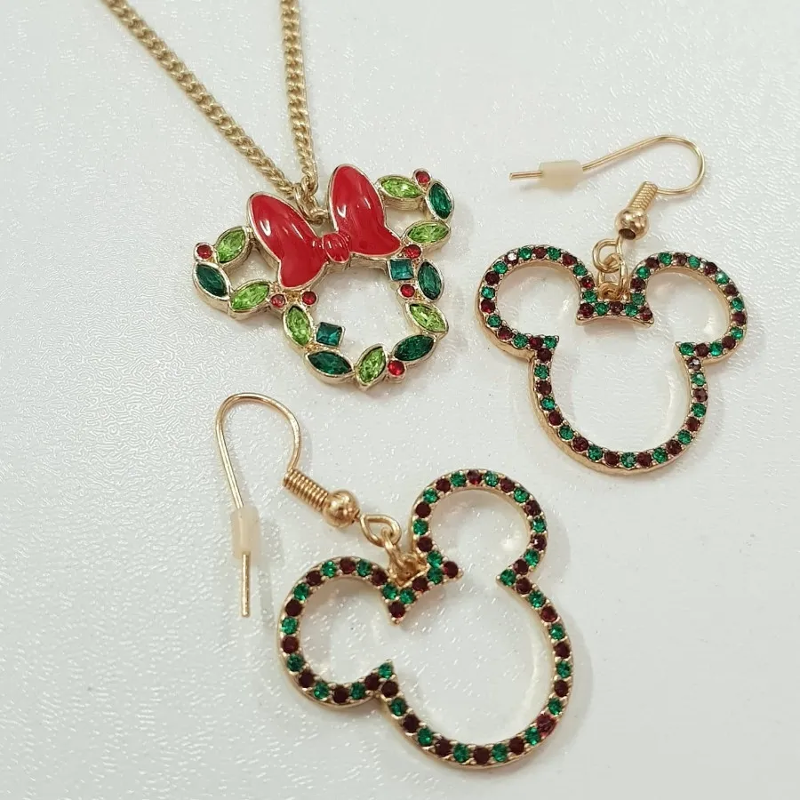 گردنبند گوشواره میکی موس