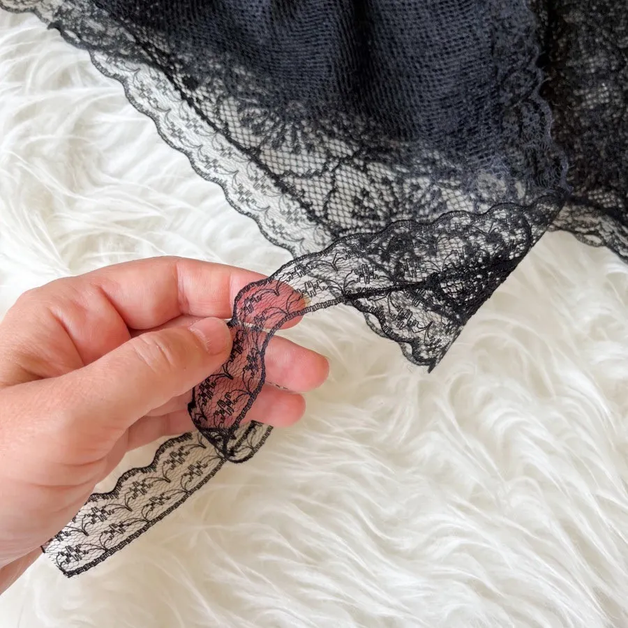 اسکارف دانتل مشکی