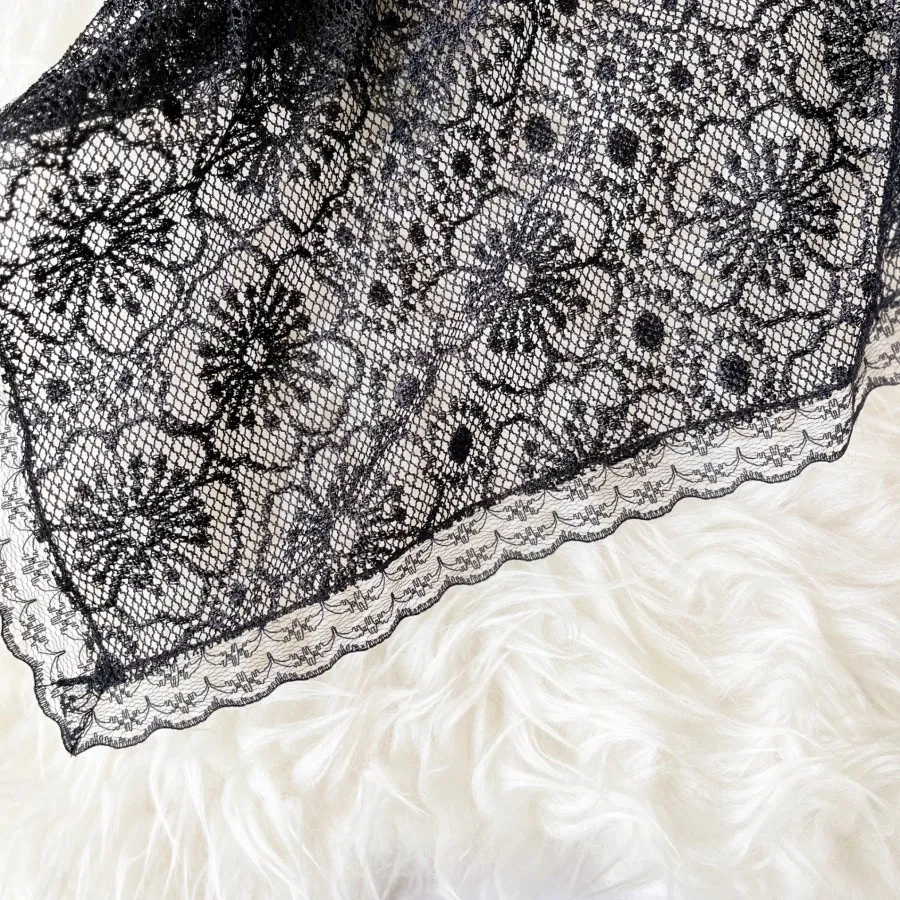 اسکارف دانتل مشکی