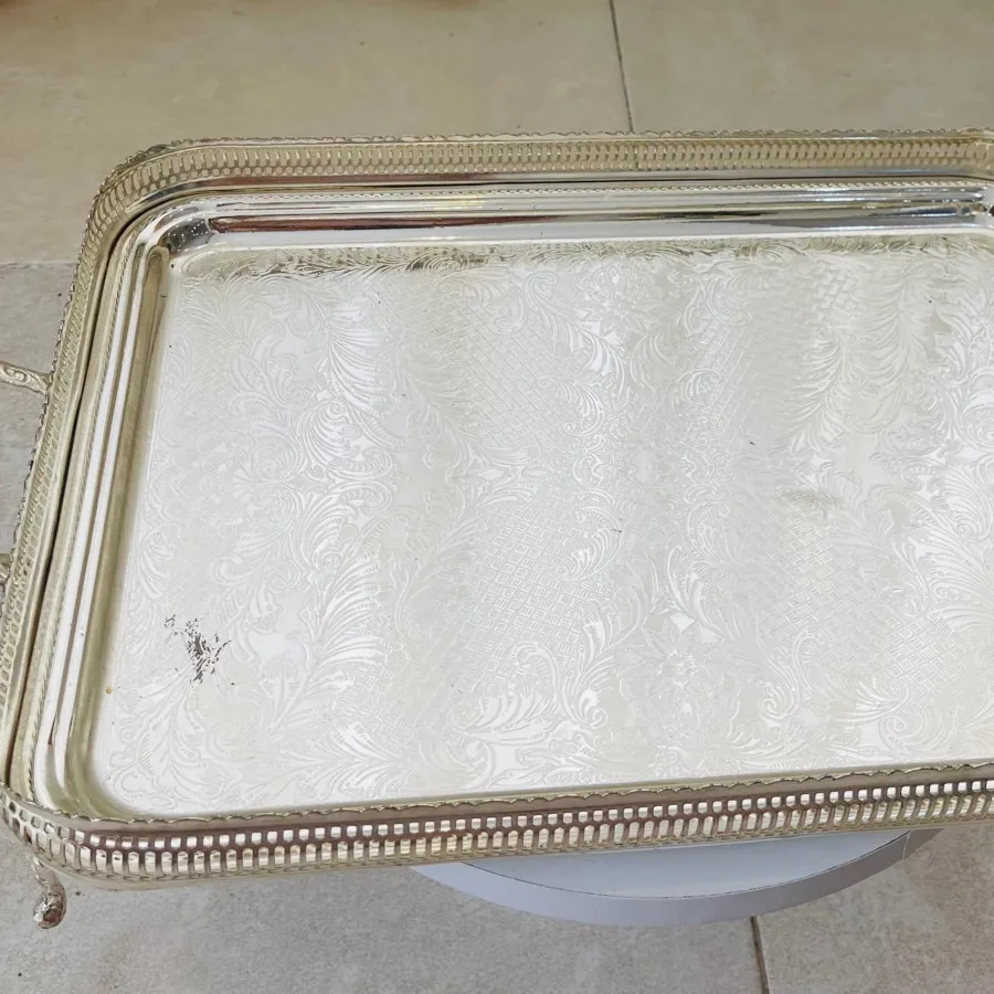 سینی آبکاری قدیمی