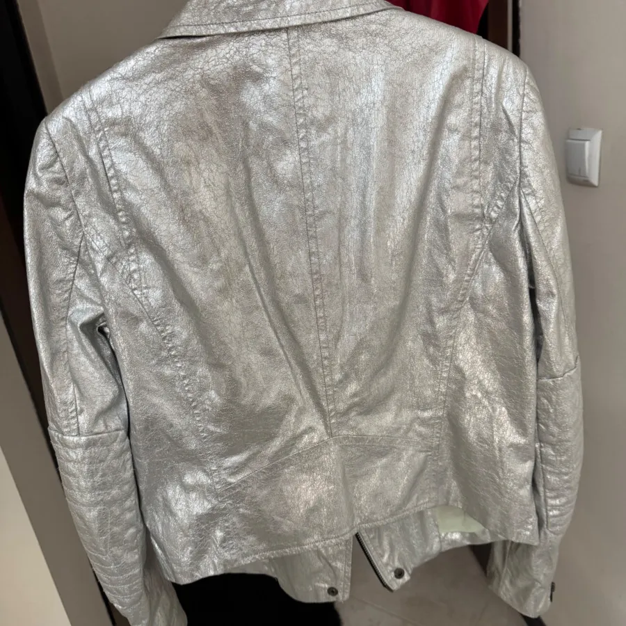 کت تک نقره ای دیسکو زارا