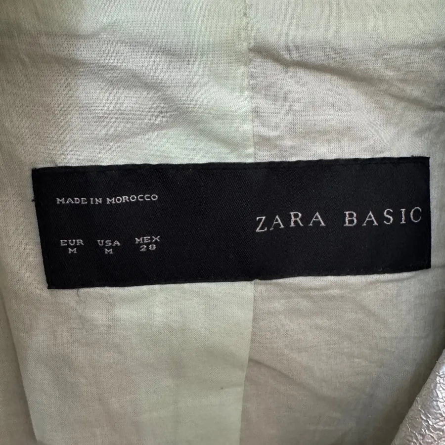 کت تک نقره ای دیسکو زارا