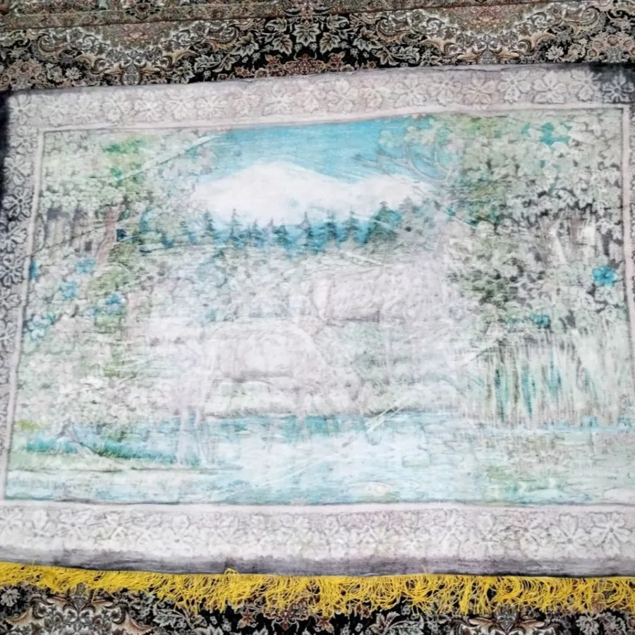 رومیزی مخمل آتیک