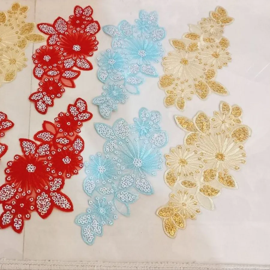 10 عدد تکه دوزی گل 20 سان