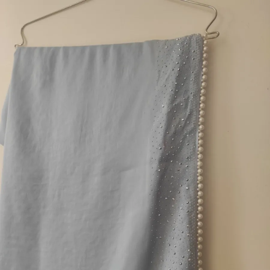 شال مجلسی آبی