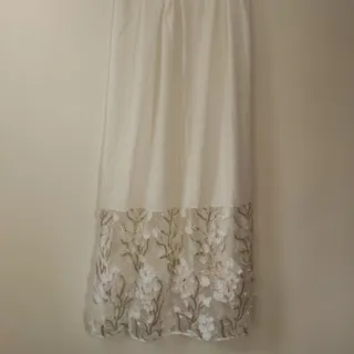 شال مجلسی سفید نباتی