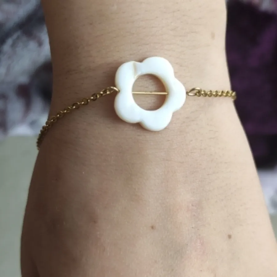 دستبند صدف طبیعی