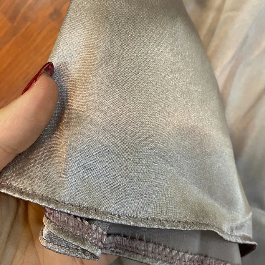 لباس خواب ساتن خاکی رنگ