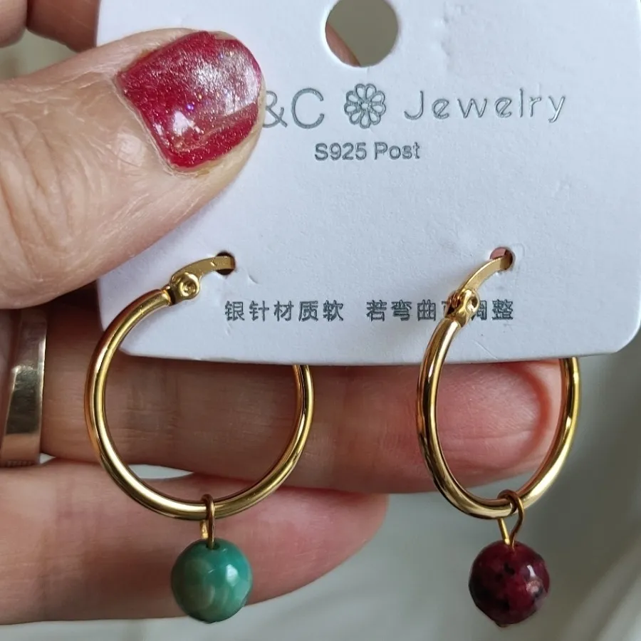 گوشواره حلقه ای کپی طلا