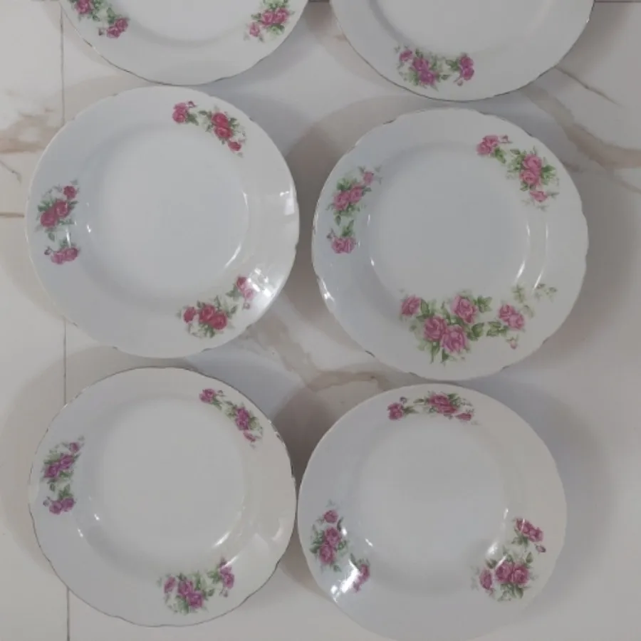 بشقاب گلسرخی گل سرخی