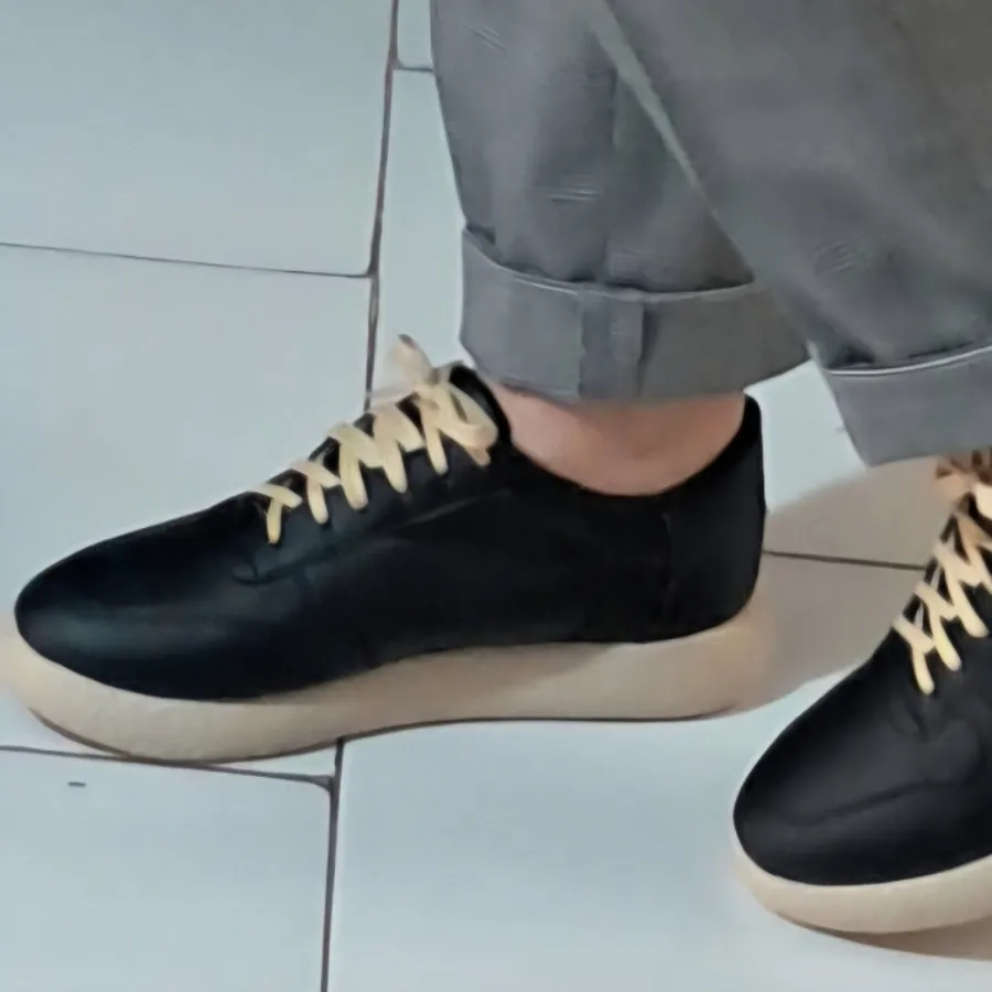 کتونی چرم نرم حوله ای