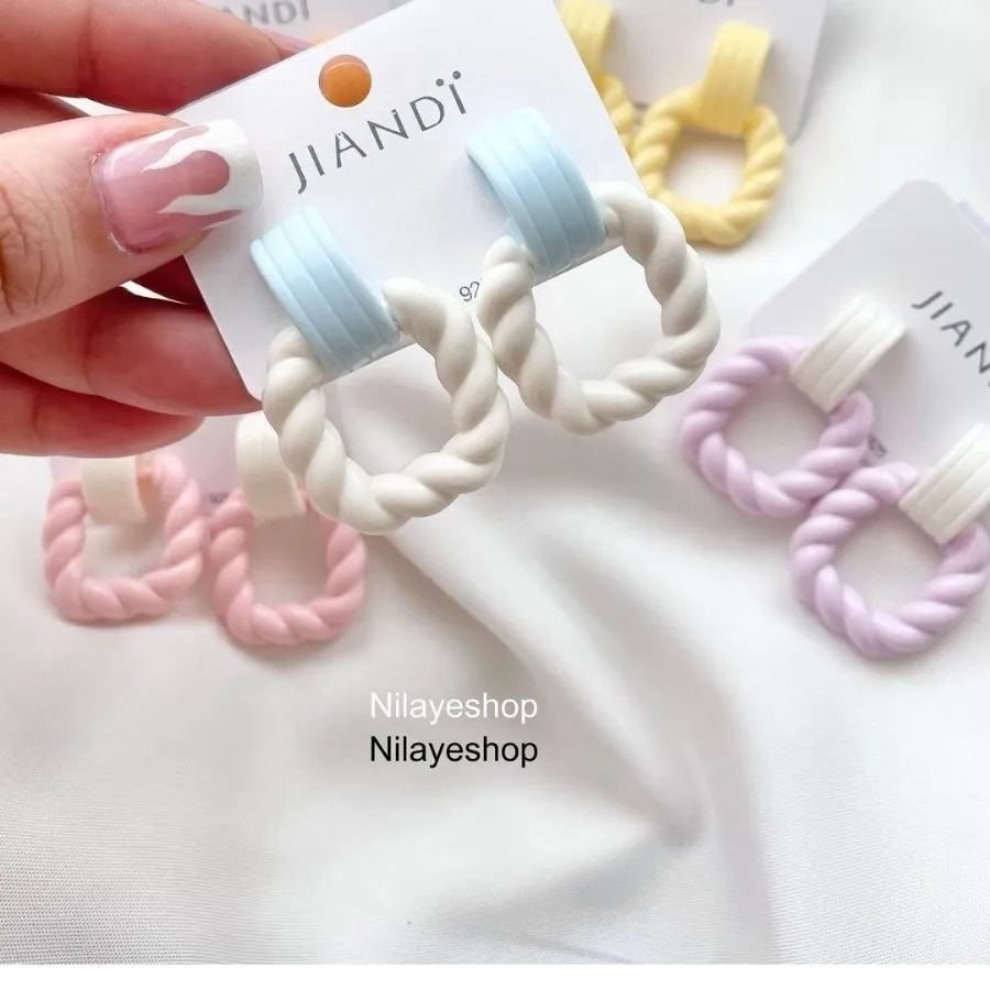 گوشواره رنگی سبک وزیبا