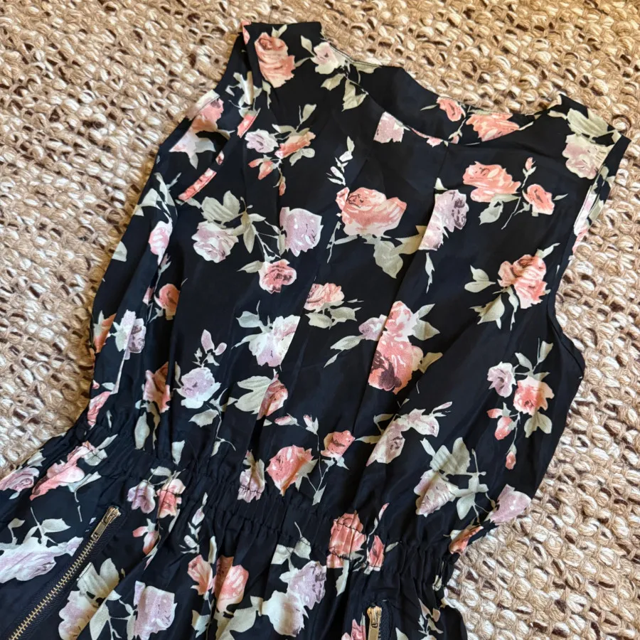 پیراهن کوتاه گل گلی