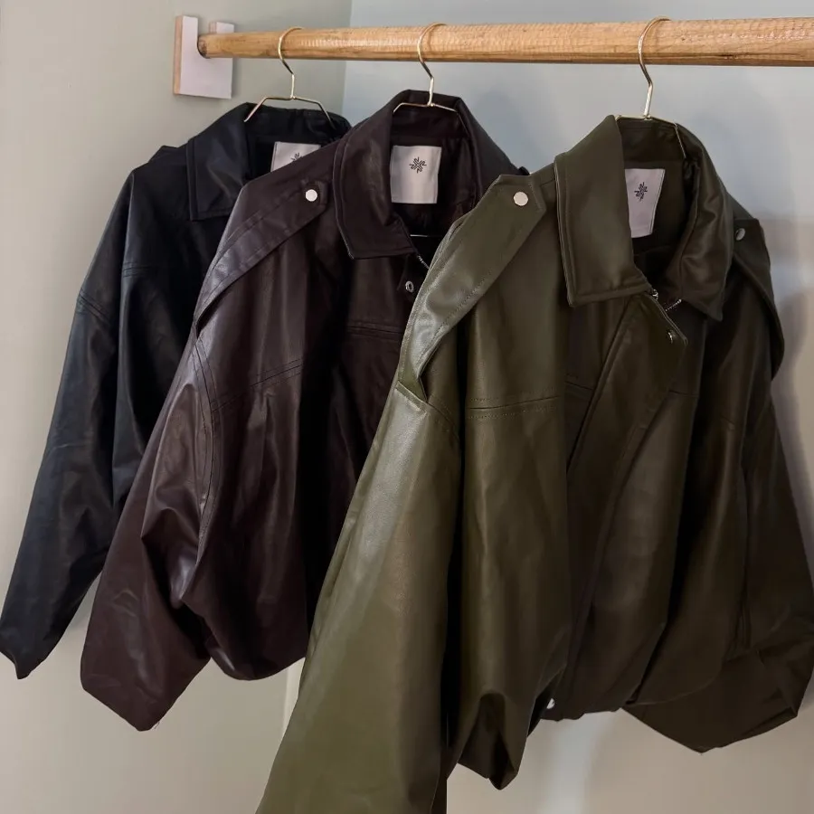 بامبر جکت چرم