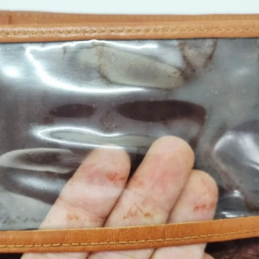 کیف پول چرم مردانه عسلی