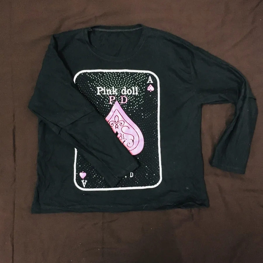 کراپ تیشرت آستین بلند