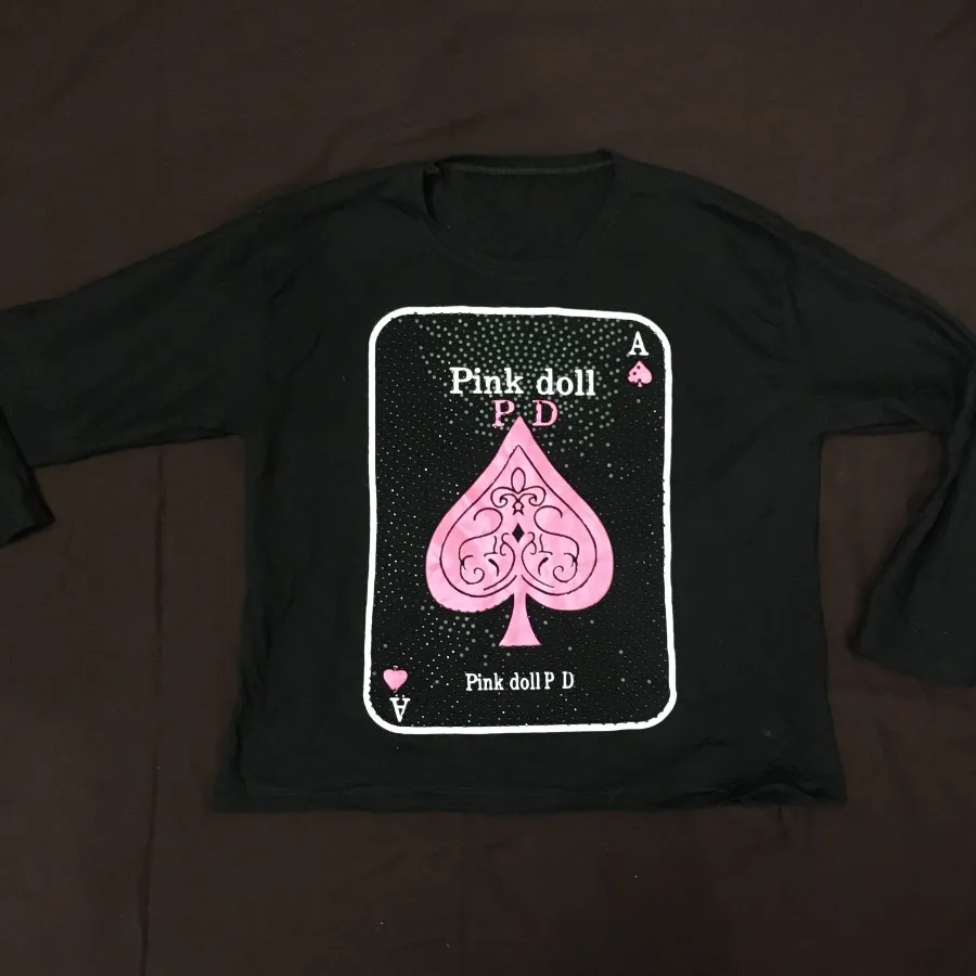 کراپ تیشرت آستین بلند