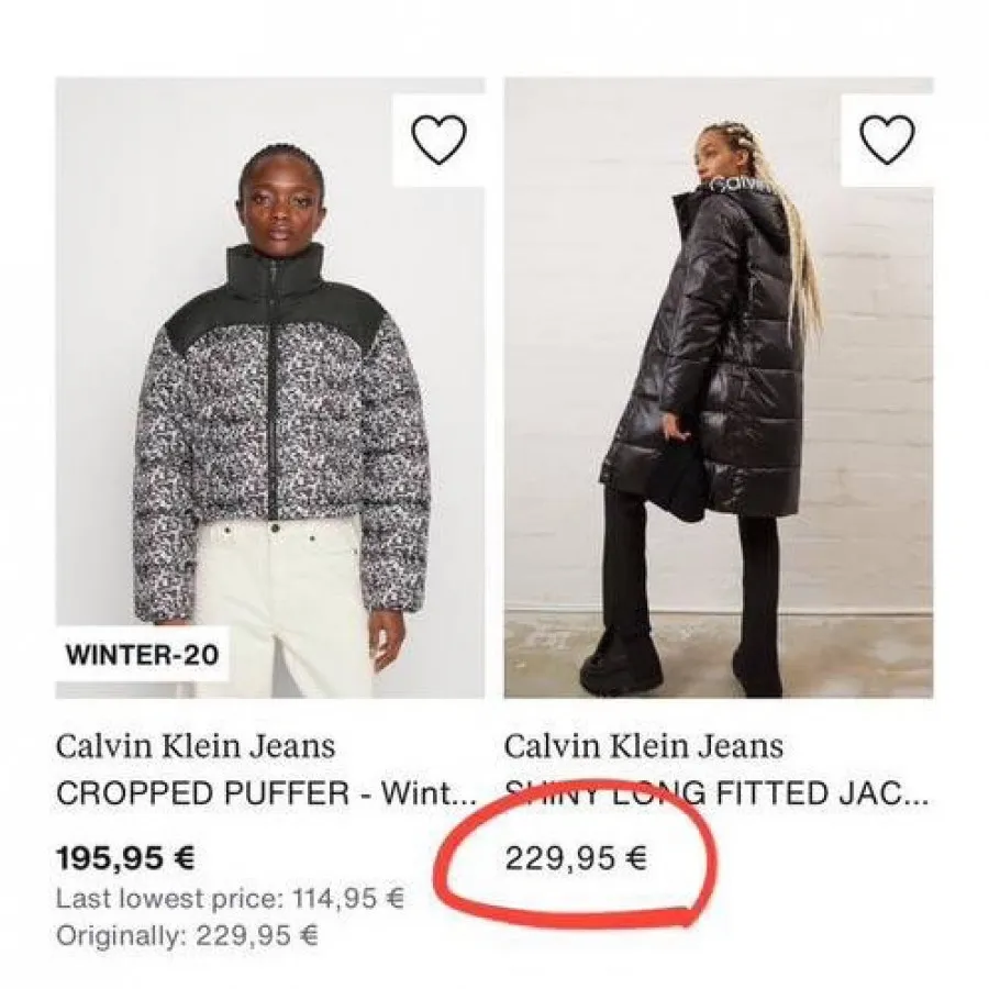 کاپشن کلوین‌کلاین