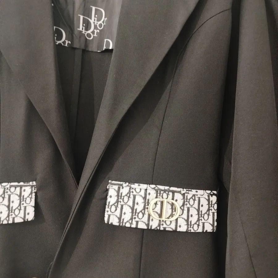 ست کراپ کت و شلوار دیور