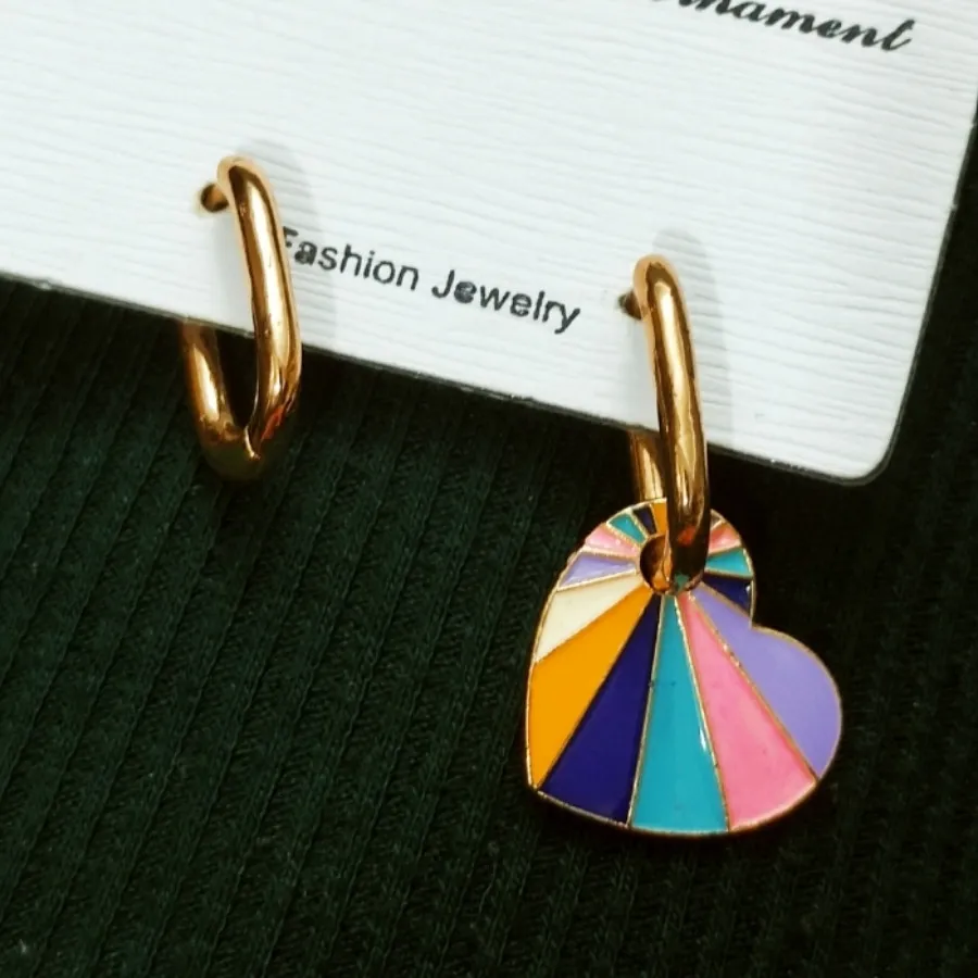 گوشواره قلب وارداتی ترک