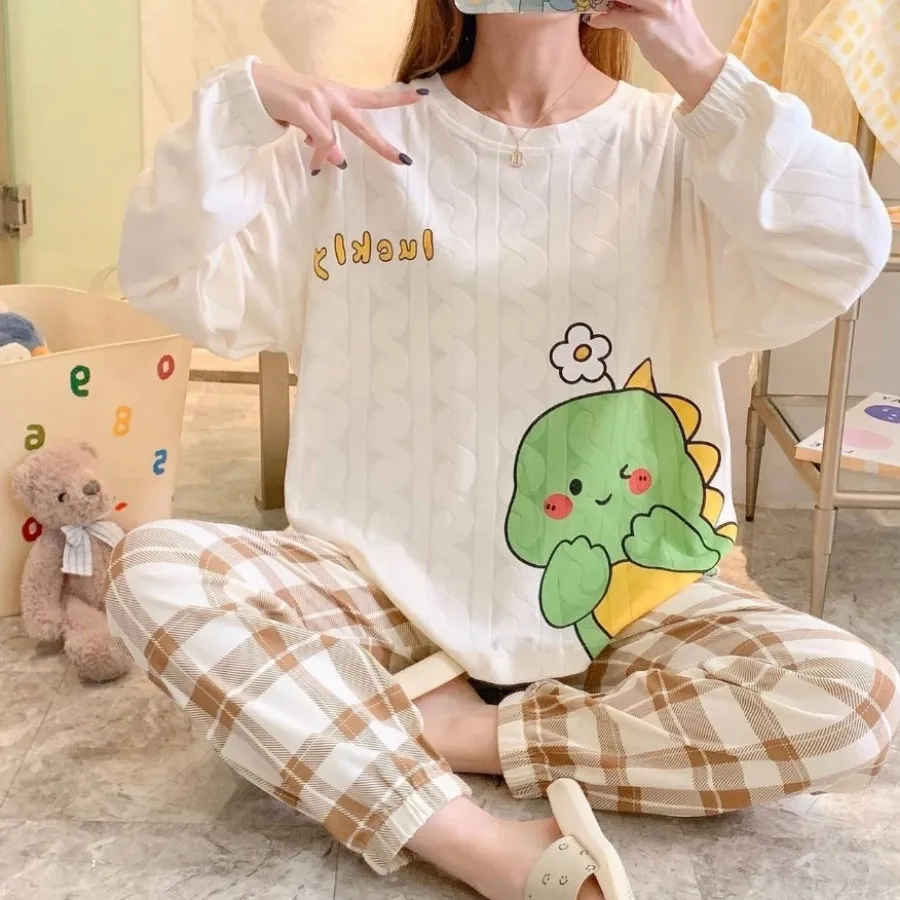 ست بلوزوشلوار جنس نخ پنبه