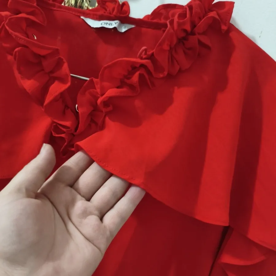 شومیز مجلسی قرمز یلدایی