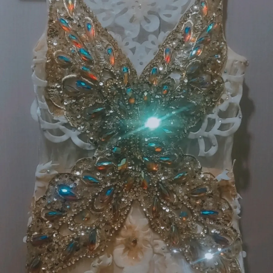 لباس شب مجلسی سنگ دوزی