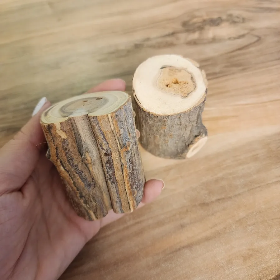 نمکدون چوبی روستیک