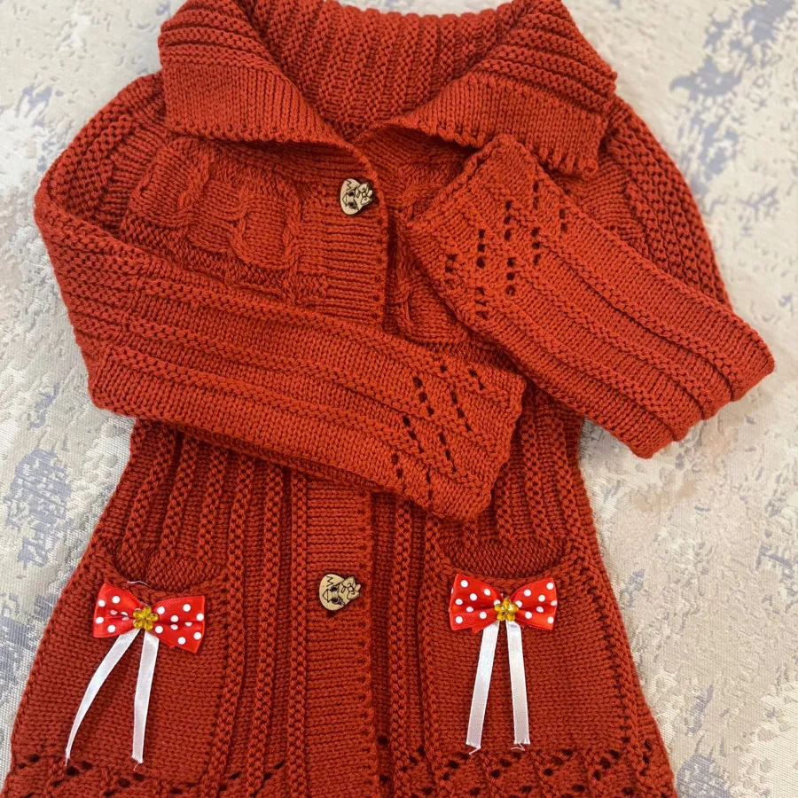 #ژاکت #بافت دخترانه